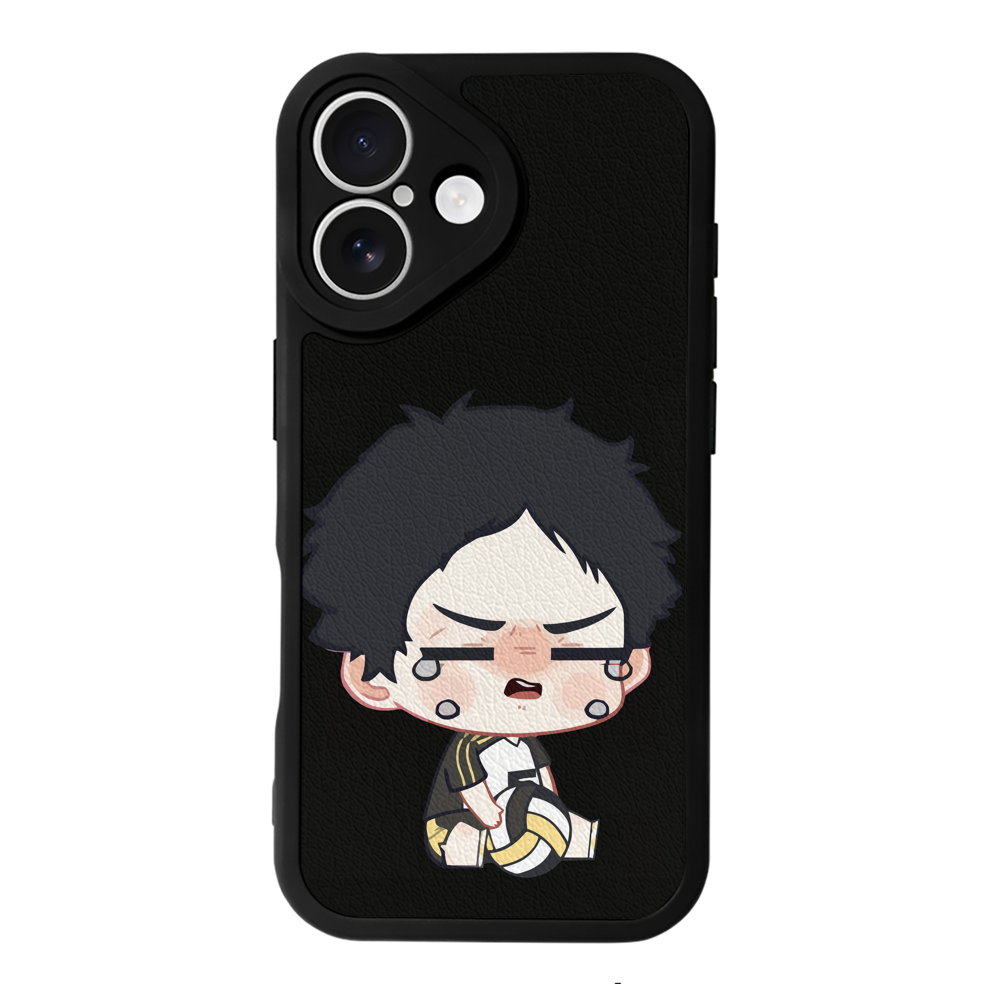 （画像用） ハイキュー!! Haikyu!! 【iPhone 16シリーズ対応】シリコンスマホケース（レザー調） 材質：シリコン
